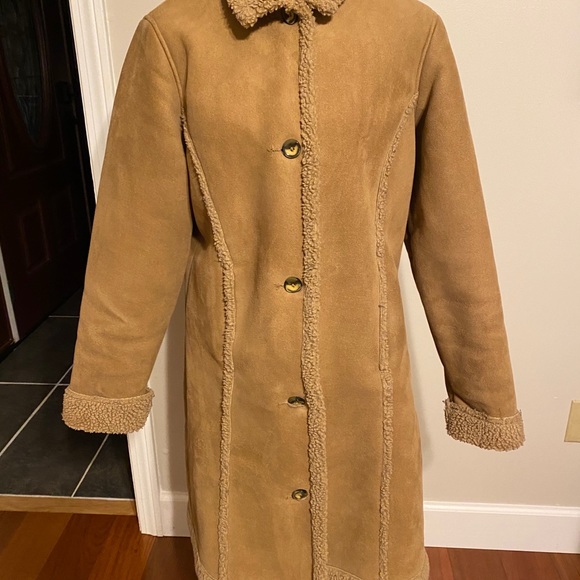 L.L. Bean Jackets & Coats Ll Bean Faux Suede Coat Poshmark